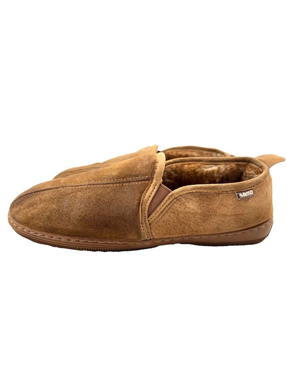 Lamo DoublefacLamo Doubleface Romeo Men's Chestnut Size 9 Slipper Loafers Shoes